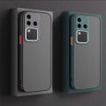 [Send from Thailand] Vivo v30pro 5G skin color button shockproof case, Vivo phone case, soft edge camera protective case, hard back. 