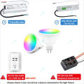 Tuya Smart LED Spotlight Bulb GU5.3/MR16 DC12V LED Downlight Lamp RGBCW Color Change WIFI APP Control Work With Alexa GoogleHome lightify. 
