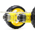 DIY Robot Smart Car Chassis Kit with Speed Encoder, 2 Wheels and and Battery Box for Arduino/Microbit/Raspberry Pi for DIY. 