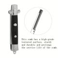 Portable Foldable Knife Brushes Hair Trimmer Comb Folding Spring Comb Automatic Combs Brush Accessories Styling Tools. 