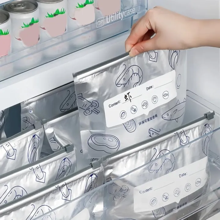 10/30%20Pcs%20Aluminum%20foil%20Freezer%20Bags,%20Reusable%20Food%20Storage%20&%20Preservation%20Slider%20Bags,Sealed%20Bag%20for%20Vegetable%20Fruit%20Meat%20(SML)%20-%20Image%202