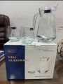 Deli Glassware set of 6 Glass and 1 jug 7 pieces set. 