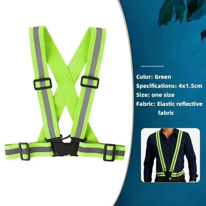 Stunning High-Visibility Reflective Vest For E-Bikes Safety image