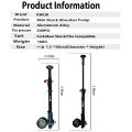 Bicycle Front Fork Pump Air Shock Rear Suspension Absorber Pump MTB Mountain Bike Air Pump 300PSI Tire Damper Air Inflator Pump pen gpt. 