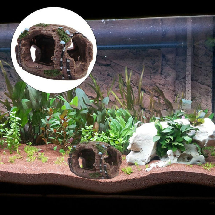 1PC%20Aquarium%20landscaping%20accessories%20fish%20tank%20escape%20house%20resin%20decoration%20-%20Image%203