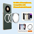 Cute Panda Magnetic Selfie Mirror, Universal MagSafe Compatible, Portable Rear Camera Tool .