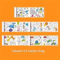 5 Rolls Graffiti Paper – Drawing Paper, Cuttable,Suitable for Coloring & Drawing,New Year/Halloween/Christmas . 