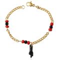 Pulsera Mano De Azabache Bebe Filled Lucky Hand Baby Azabache Bracelet Jewelry for Women Girls Charm Gifts. 
