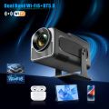 HY320 Mini -A /Big Projector Portable 4K Video Support Native 720P & 1080P Cinema Outdoor Android 11 Beam Projector Upgraded Version.