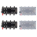 12V 4Pin/5V 3PIN Cooler Fan HUB Splitter SATA Power Supply ARGB/RGB PWM Fan Hub Case Fan Hub Adapter Motherboard Sync with Cable.