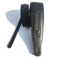 Adjustable Leather Guitar Strap Soft Widen Thicken Durable Shoulder Belt for Electric Acoustic Bass Wooden Guitar 2 Color Option. 