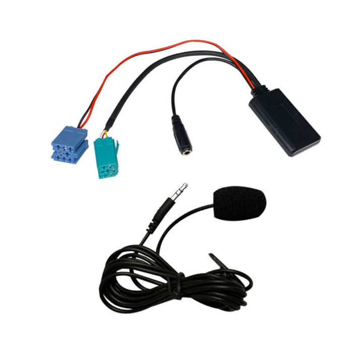 Biurlink%20Car%20Bluetooth%20Module%20AUX%20Adapter%20MIC%20Handsfree%20MINI%20ISO%206Pin%20AUX%20Cable%20for%20Renault%20Updatelist%20Radio%20-%20Image%203