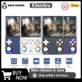 R36 Ultra 2025 Open Source R36S Video Game Console Linux System 4.0 Inch IPS Screen Portable Pocket Video Player 64G Best Games.