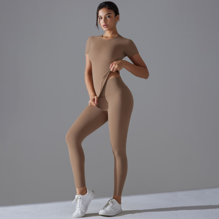 Yoga%20Set%20Women%20Workout%20Set%20Sportswear%20Gym%20Clothing%20Fitness%20Shorts%20Sleeve%20Crop%20Top%20High%20Waist%20Leggings%20Sports%20Suits%20-%20Image%203