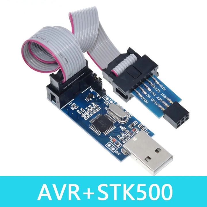 10 Pin to Standard 6 Pin Adapter Board + USBASP USBISP AVR Programmer USB ATMEGA8 ATMEGA128 ATtiny/CAN/PWM For Arduino