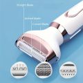 4 In 1 Electric Lady Shaver, Body Hair Removal Epilator, Painless Cordless Trimmer Razor, Gifts For Women. 