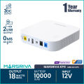 MARSRIVA KP4 10000mAh Smart Mini Router DC UPS 18Watt with 3 DC Output, 1 USB & 1 Type C Output. 