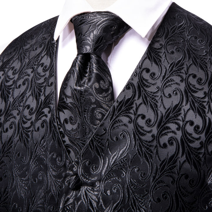 Hi-Tie%20Black%20Men%20Vest%20Paisley%20Jacquard%20Necktie%20Hankerchief%20Cufflinks%20Sets%20Male%20Sleeveless%20V-Neck%20Waistcoat%20Business%20Formal%20-%20Image%204