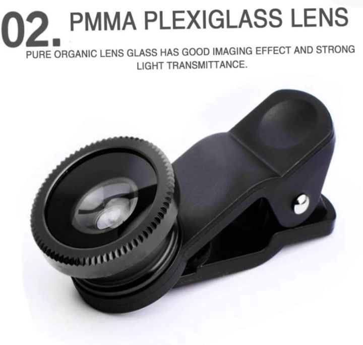 3in1%20Fisheye%20Wide%20Angle%20Micro%20Camera%20Lens%20for%20iPhone%20Xiaomi%20Redmi%203IN1%20Zoom%20Fish%20Eye%20Len%20on%20Smartphone%20Lenses%20with%20Phone%20Clip%20-%20Image%203