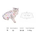 Cat Recovery Suit After Surgery Surgical Bandage Shirt Costume for Kitten Neutered Abdominal Wound Skin Damage.