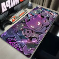 Colorful Gaming Keyboard Rug Laptop Japan Cool Anime Mouse Pad XXL Black P-pokemonS Desk Mat PC G-gengar Gamer Cabinet Mousepad. 