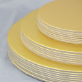 Cake Cardboard Diameter 10-30CM Available Circle Cardboard Base Golden or Silvery Coated Round Cake Board Cake Dessert Tray. 