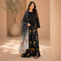 Kleren 3 Piece Stitched Embroidered & Digital Printed Lawn Suit for Women Ready to Wear with Embroidered & Digital Printed Lawn Shirt, Digital Printed Lawn Trouser and Digital Printed Lawn Dupatta - Summer Collection 2026 - Design code : Eleganza E-12. 