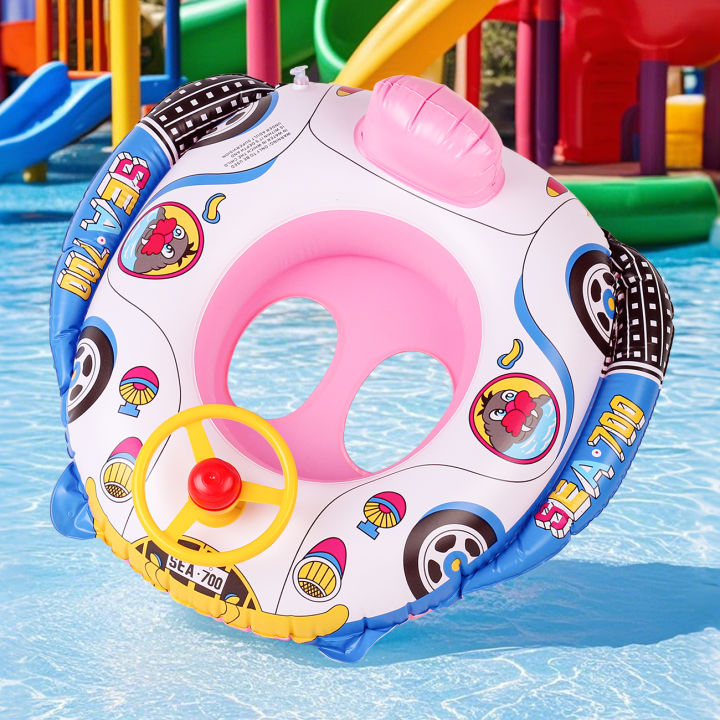 1PC Police Car Boat Swim Ring Summer pool floats, Beach and Pool Swim Aid, Beach Toys for Pool Party