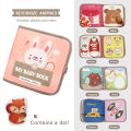 1pcs Montessori Busy Book Baby Early Education Book，Puzzle Toy, Animal Cognitive Fabric Book, Repeated Paste Book & Sensory Toys. 