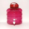 Manual Plastic Water Jar With Tap (8 L) -
Water Bottle/cane.. 