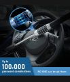 Car Steering Lock Anti Theft Password Lock 5 Digit Code Lock Black Colour for almost all Cars. 