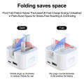 PD20W Dual Port USB-A + Type-C Fast Charger, Smart Fast Wall Charger Adapter with Multi-Protection for iPhone.