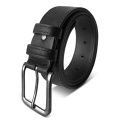 Men's Pu Leather Belt Jeans Classic Adjustable Metal Pom Buckle Belt For Men Gifts Bussines Leisure. 