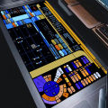 Black Mouse Pad Star Trek Laptop Offices Mousepad Desktop Decor Extended Pads Pc Keyboard Mice Mat Large Gamer Table Mat Playmat. 