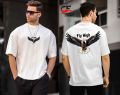 new stylish printed fly high drop shoulder t-shirt for causal fabric. 