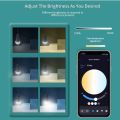 Tuya Smart Bulb E27 WiFi/Bluetooth Dimmable LED Light Bulb RGBCW 100-240V Smart Life App Control Support Alexa Google Home.