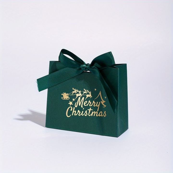 12pcs%20Elegant%20Christmas%20Gift%20Bags%20-%20Deep%20Brown,%20with%20Merry%20Christmas%20Script%20-%20Festive%20Packaging%20for%20Presents,%20Party%20Decorations%20-%20Image%202