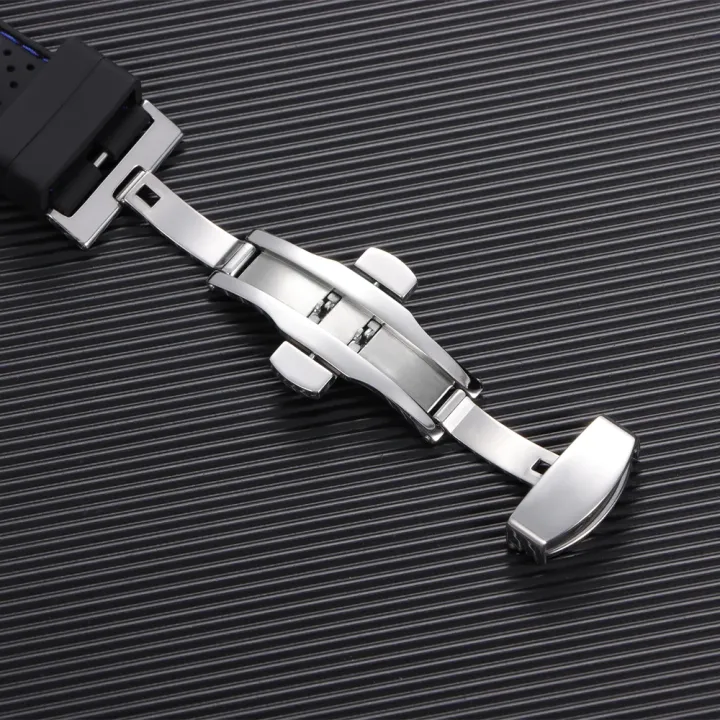 20mm%2022mm%20Premium%20Silicone%20Watch%20Band%20Butterfly%20Buckle%20Waterproof%20Soft%20%20Strap%20Breathable%20Strap%20Replacement%20Universal%20Watch%20-%20Image%203