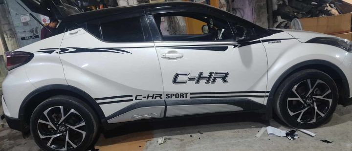 Toyota CHR body sticker 2side 1set. | Daraz.com.bd
