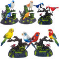 Singing Chirping Bird Toy Artificial Bird Toys Realistic Animal Electric Outdoor Decorations Simulation Birds Making Sounds Tree. 