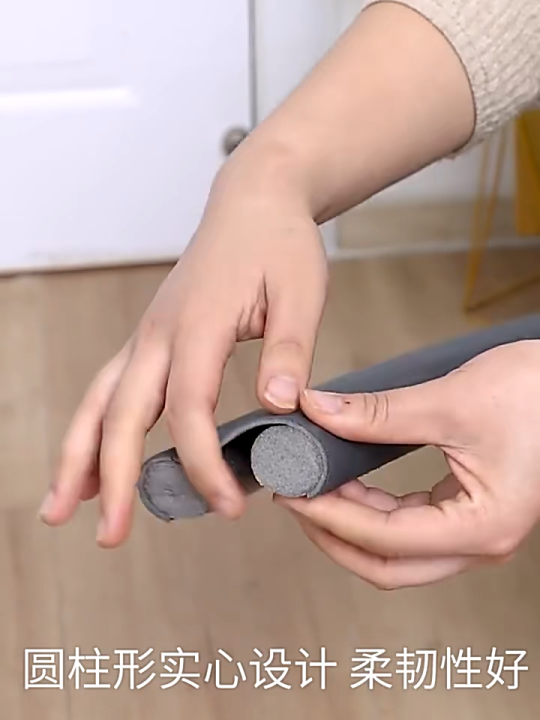 3 feet size Gray Color Door Bottom Seal  Door Draft Stopper Door Sweep Weather Stripping Noise Blocker Window Breeze Blocker Adjustable Door Sweeps