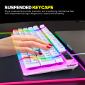 100% Original Gaming Keyboard and Mouse RGB in Low Price with Mechanical Feeling & FREE Gaming MousePad - Membrane Back Light Key Board with Glowing Luminous Keys - Wired for Mobile Pubg Laptop PC Computer Game - 112 Keys - By FunBug. 