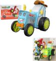 2024 New Crazy Jumping Car Toy - Remote Control Car with Headlights and Music, Fast Stunt RC Trucks, Double Sided Toy Train for Boys Girls. 