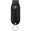 Pepper Spray Pouch PU Leather Pepper Spray Holster Mini Portable Top Flap Pepper Spray Holder Self Defense Spray Keychain.