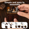 DIY Wooden Doll Houses Miniature Assembly Model Kit 3D Puzzle With Light Furniture Cottage Dollhouse for Friends  . 