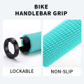 BUCKLOS Bicycle Handlebar Grip Ergonomic Lock on Bike Handle Cover Shock-absorbing Cycling Handles Bar Soft Mtb Grips. 