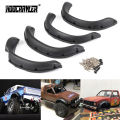  Fender Flares 4Pcs for TAMIYA  RC4WD TF2 Mojave 1/10 Bruiser Hilux Body RC Car Parts. 