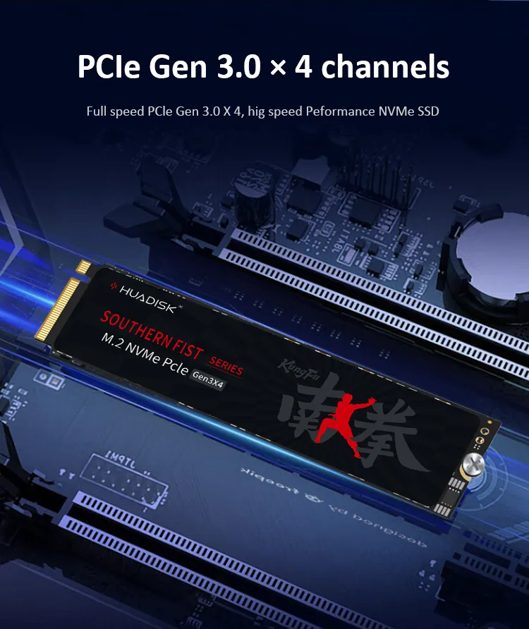 HUADISK NVMe M2 SSD 1TB 512GB 256GB 128GB PCI-e Solid State
