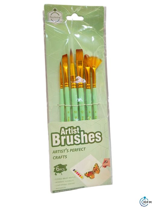 Keep Smiling A6332 Mix 6Pcs Artist Brush Set | Daraz.pk