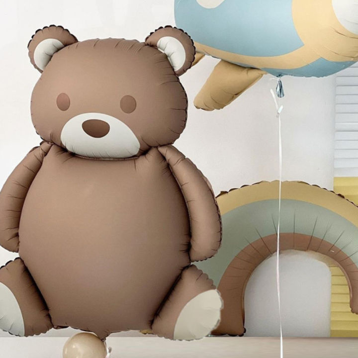 6Pcs%20matte%20frosted%20brown%20bear%20aluminum%20film%20balloons%20retro%20caramel%20cream%20white%20love%20balloons%20birthday%20party%20festival%20celebration%20-%20Image%204